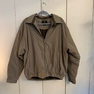 Bill Blass Men's Brown Windbreaker Jacket